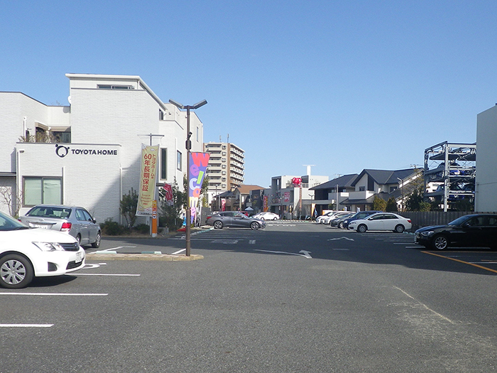 幕張看板施工前