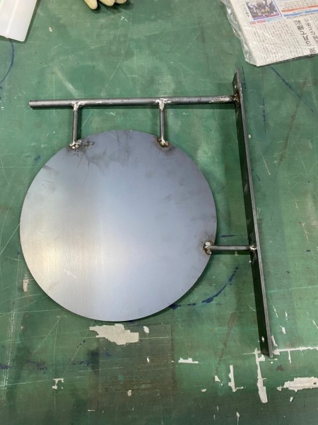 アイアン看板-施工前