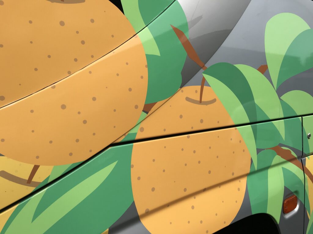 福祉バスラッピングアップ