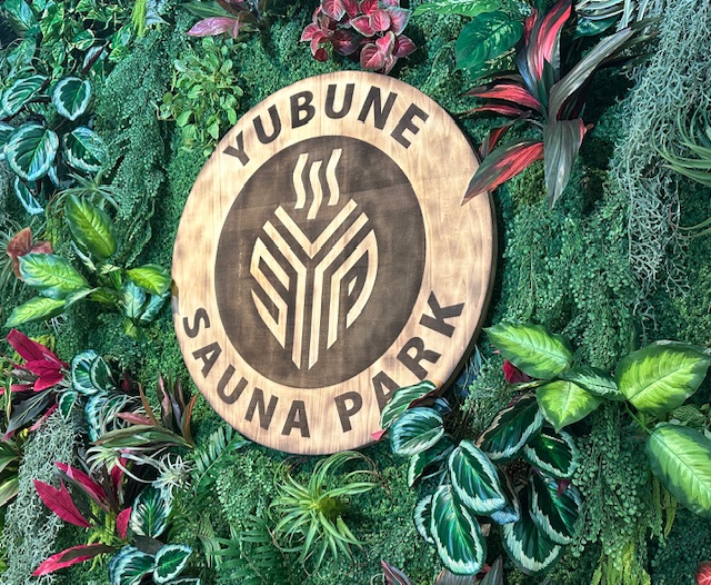 バーナー炙った後のヴィンテージ風看板