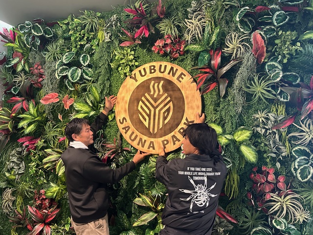 ヴィンテージ風看板取付